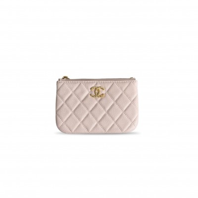 CHANEL CAVIAR QUILTED CC POUCH AP5075 (15*9.5cm) 